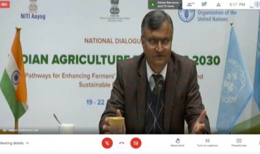 भारतीय कृषि वर्ष  2030 कीओर,  किसानों की आय वृद्धि, पोषण सुरक्षा और सतत खाद्य प्रणाली पर राष्ट्रीय संवाद