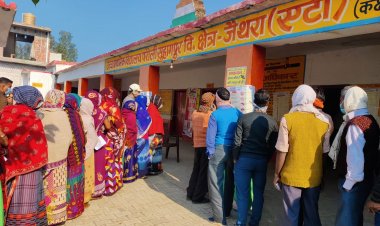 पंजाब में 63 फीसदी मतदान, तीसरे चरण में यूपी की 59 सीटों पर 57 फीसदी वोटिंग