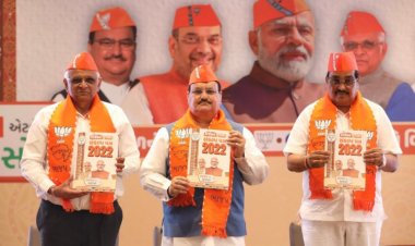 गुजरात विधानसभा चुनाव के लिए भाजपा घोषणा पत्र में किसानों पर विशेष फोकस