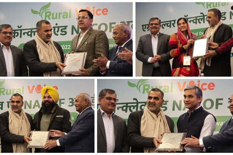 four persons and organisations awarded in rural voice conclave for ...