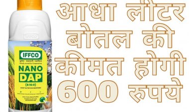 नैनो डीएपी को मंजूरी का मांडविया ने किया ऐलान, एक बोतल 600 रुपये में मिलेगी, डीएपी की बोरी ढोने से किसानों को मिलेगी मुक्ति