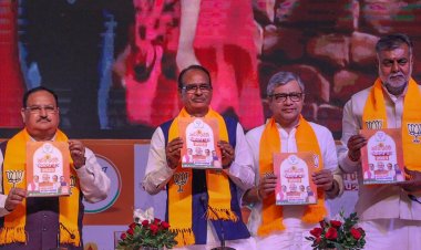 एमपी के किसानों को लुभाने का भाजपा ने भी चला दांव, 2700 रुपये में गेहूं और 3100 रुपये में धान की खरीद, घोषणा-पत्र के ये हैं 15 बड़े वादे