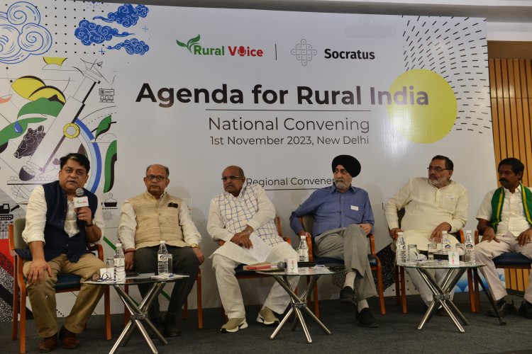 agenda of rural india everyone is concerned about agriculture no one ...