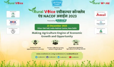 रूरल वॉयस एग्रीकल्चर कॉन्क्लेव और नेकॉफ अवार्ड्स 2023 कार्यक्रम आज