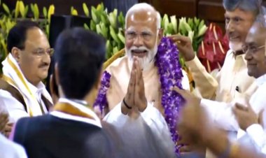 एनडीए का मतलब न्यू इंडिया, डेवलप्ड इंडिया, एस्पिरेशनल इंडिया, संसदीय दल के नेता चुने जानें पर बोले पीएम मोदी