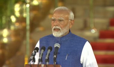नरेंद्र मोदी लगातार तीसरी बार प्रधानमंत्री बने, शपथ लेने वालों में राजनाथ, अमित शाह और जेपी नड्डा भी शामिल