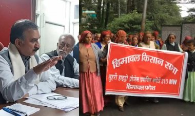 शिमला में एसजेवीएन विद्युत परियोजनाओं से प्रभावित किसानों ने सरकार से की रोजगार की मांग