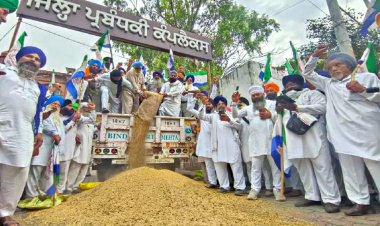 पंजाब में धान की धीमी खरीद को लेकर 13 अक्टूबर को एसकेएम करेगा चक्का जाम