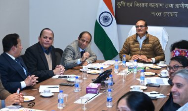 कृषि मंत्री शिवराज सिंह ने की आईसीएआर के वरिष्ठ अधिकारियों के साथ बजट चर्चा, अगले 5 वर्षों के रोडमैप पर भी हुई बात