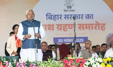 नीतीश कुमार 10वीं बार बने बिहार के मुख्यमंत्री, दो डिप्टी सीएम व 24 मंत्रियों ने शपथ ली