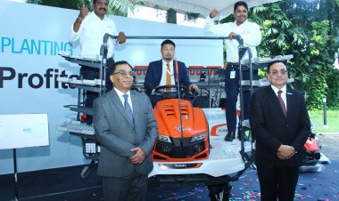 एस्कॉर्ट्स कुबोटा लिमिटेड ने भारत में तीसरी पीढ़ी के राइड-ऑन राइस ट्रांसप्लांटर पेश किए