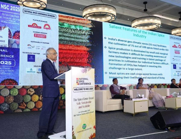 मसाला उद्योग ने नेशनल स्पाइस कॉन्फ्रेंस 2025 में सुरक्षित और सस्टेनेबेल भविष्य की रूपरेखा प्रस्तुत की﻿