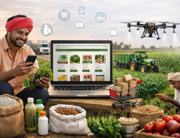 क्या भारतीय कृषि में इनपुट गुणवत्ता की समस्या का समाधान कर सकता है ई-कॉमर्स?