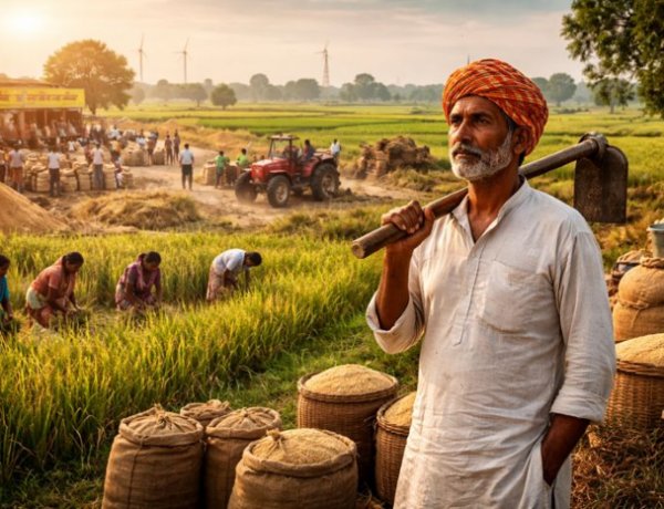2025 में कृषि: महंगाई पर काबू, रिकॉर्ड उत्पादन लेकिन किसानों की आय पर संकट