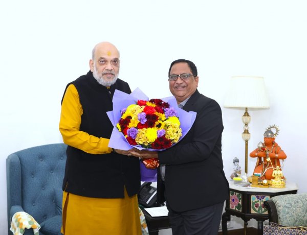 अमित शाह से मिले IFFCO एमडी किरीट पटेल, नैनो उर्वरकों के वैश्विक विस्तार और कोऑपरेटिव विजन पर हुई चर्चा