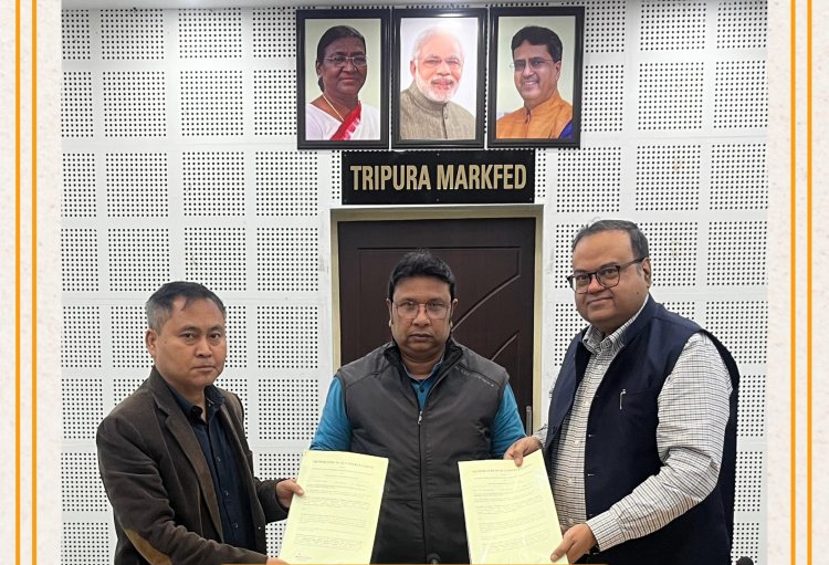 त्रिपुरा से सहकारी कृषि निर्यात को बढ़ावा देने के लिए त्रिपुरा मार्कफेड और एनसीईएल के बीच समझौता