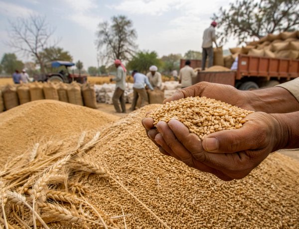 हरियाणा में गेहूं खरीद मानकों में केंद्र ने दी छूट, 70% तक चमकहीन गेहूं की होगी खरीद; पंजाब में छूट का इंतजार