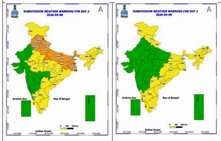 उत्तर भारत में आज रात और कल बारिश-ओलावृष्टि का अलर्ट, फिर सामान्य रहेगा मौसम