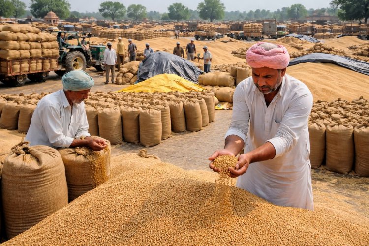 बारिश से प्रभावित गेहूं खरीद के मानकों में छूट, चमक में कमी 50 फीसदी और सिकुड़े दानों की सीमा 15 फीसदी तक बढ़ाई
