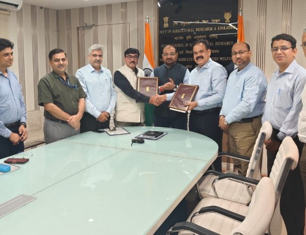 साइंटिफिक फार्मिंग के लिए आईसीएआर और एग्रोस्टार के बीच एमओयू