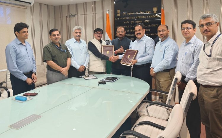 साइंटिफिक फार्मिंग के लिए आईसीएआर और एग्रोस्टार के बीच एमओयू