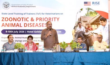 यूपी के सभी 75 जिलों में जूनोटिक रोग निगरानी मजबूत करने के लिए 150 मास्टर ट्रेनर तैयार करेगा पशुपालन विभाग