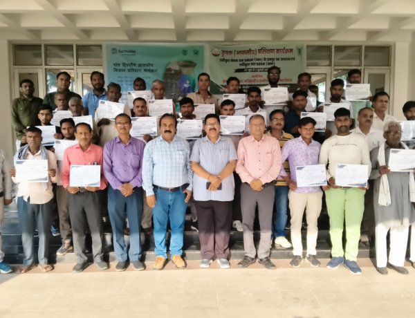 सीएसएसआरआई लखनऊ में मृदा स्वास्थ्य एवं जल प्रबंधन पर किसानों को पांच दिन का प्रशिक्षण