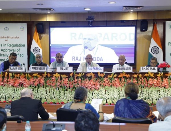 ICAR प्रमुख एम.एल. जाट ने खाद्य सुरक्षा और जलवायु अनुकूल कृषि के लिए संतुलित बायोटेक रेगुलेटरी व्यवस्था की वकालत की