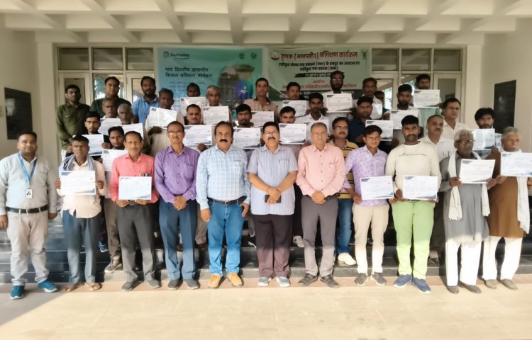 सीएसएसआरआई लखनऊ में मृदा स्वास्थ्य एवं जल प्रबंधन पर किसानों को पांच दिन का प्रशिक्षण