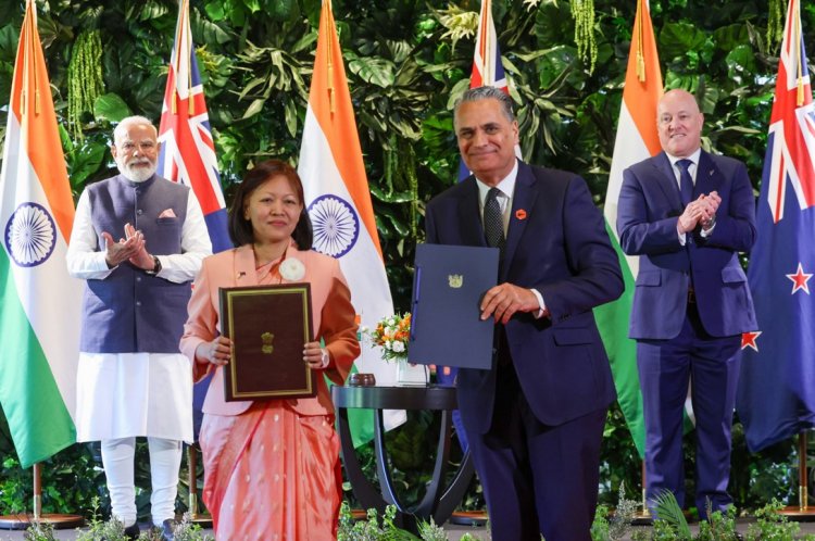 भारत-न्यूजीलैंड के बीच डेयरी-पशुपालन समेत कई अहम समझौते, 2030 तक 35,000 करोड़ रुपये द्विपक्षीय व्यापार का लक्ष्य